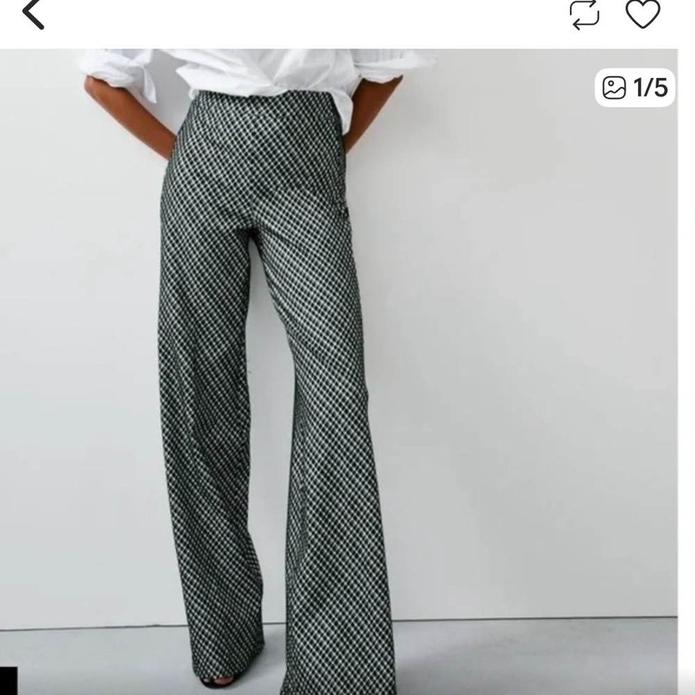 Spanx ponte wide leg Pant - jacquard